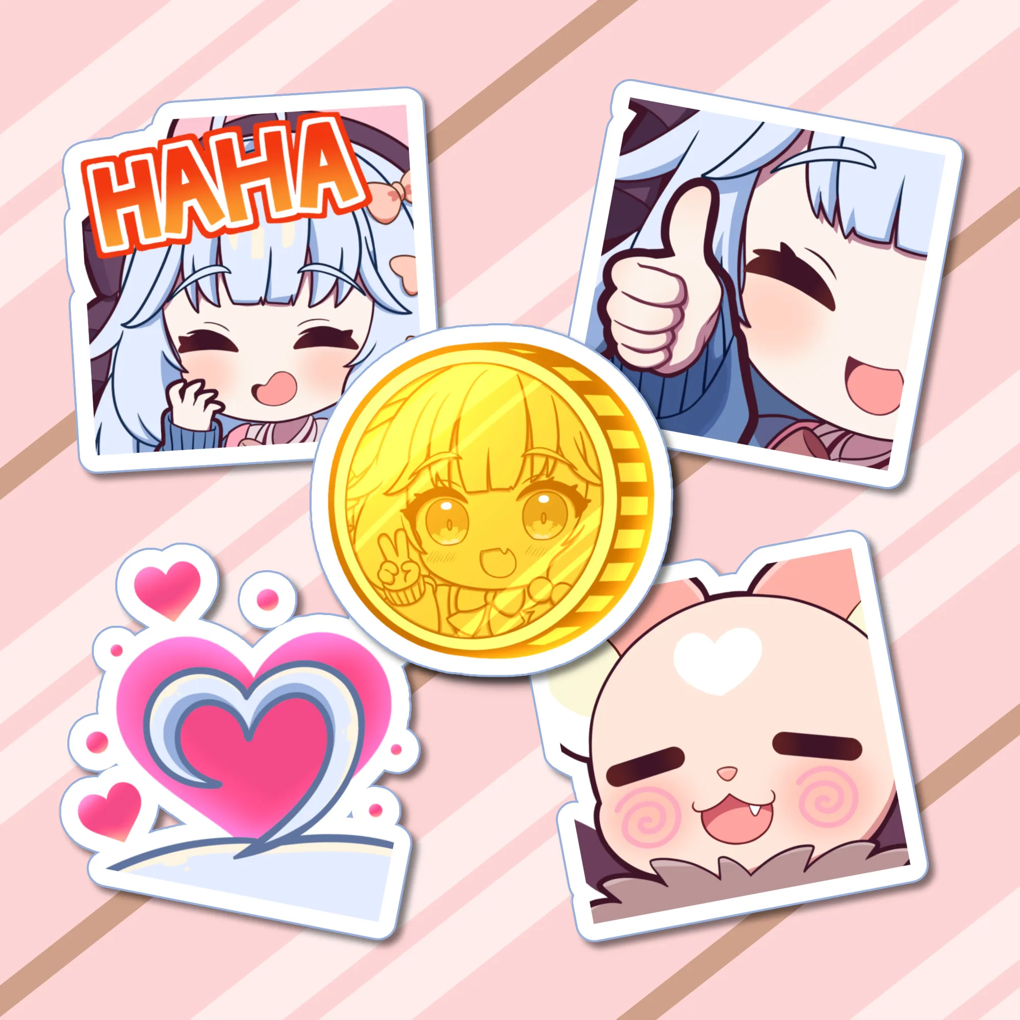 Celebrate 4 Years YouTube Membership with Charlotte Suzu — Limited Edition Emote Stickers