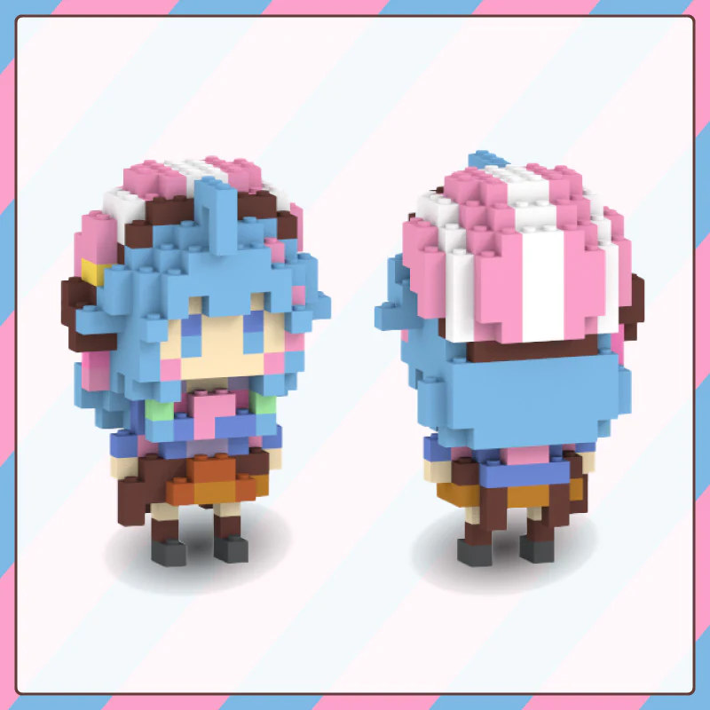 Charlotte Suzu x Mitacle Block Collab: Build Your Own Internet Little Sister!