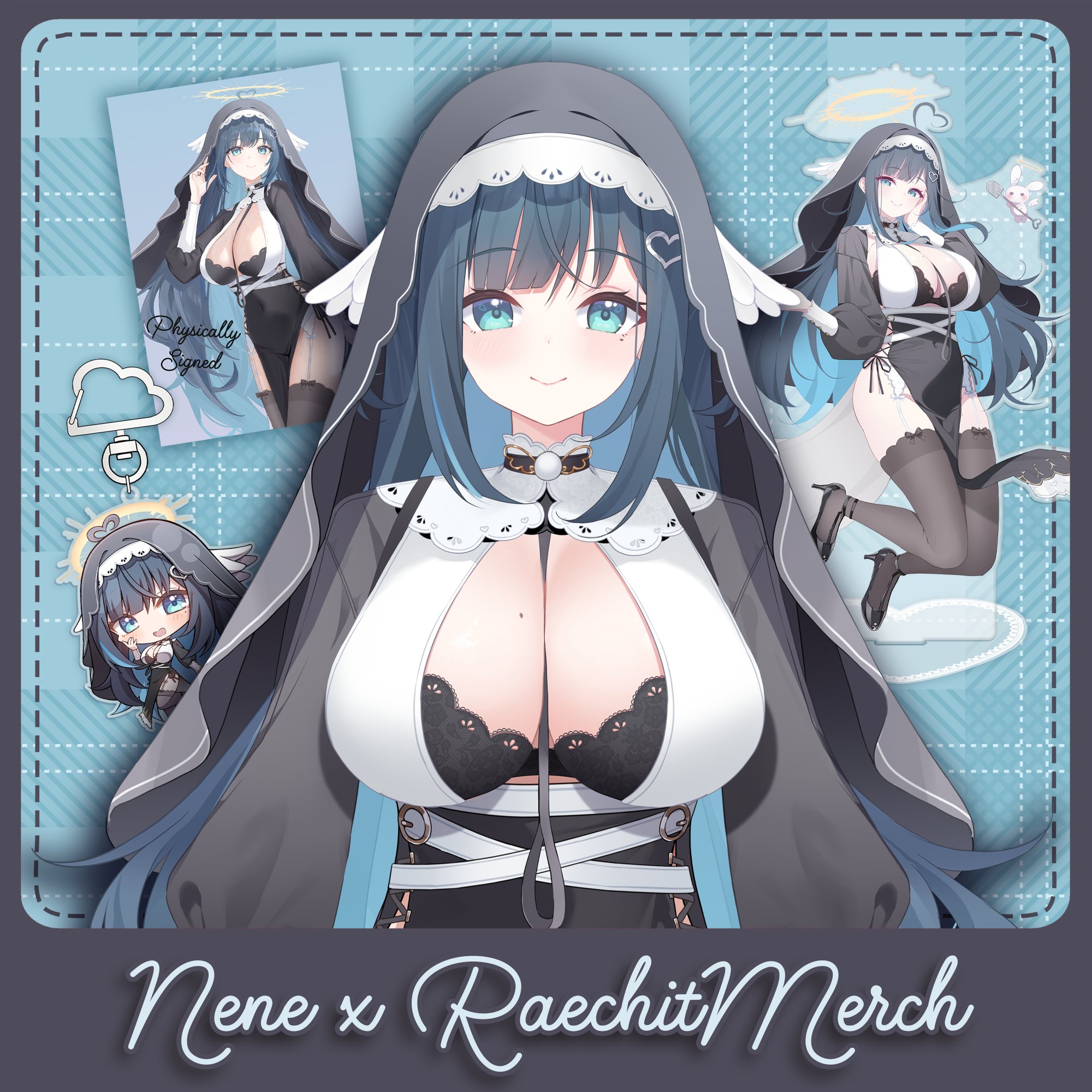 Nene Amano Unveils Veiled Guardian Angel Outfit
